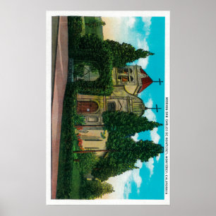 Poster Mission São Carlos De MontereyMonterey, CA