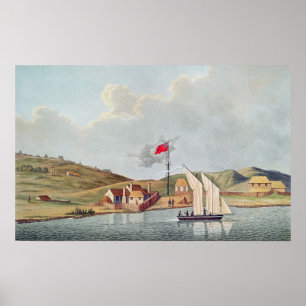 Poster Missionnaires anglais en Kidikidi, Nouvelle-Zéland