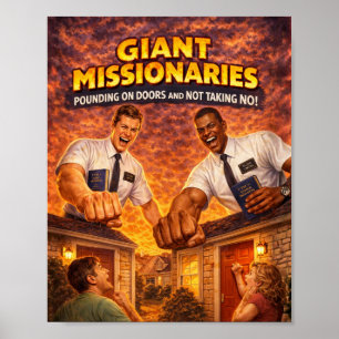 Poster Missionnaires géants : le coup qui ne peut être ig
