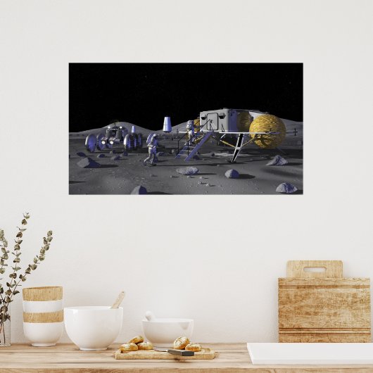 Poster Missions d'exploration spatiale futures 3 (Cuisine)