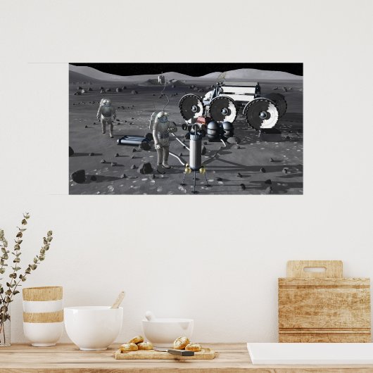 Poster Missions d'exploration spatiale futures 5 (Cuisine)