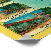 Poster Missions espagnoles de Californie (Coin)