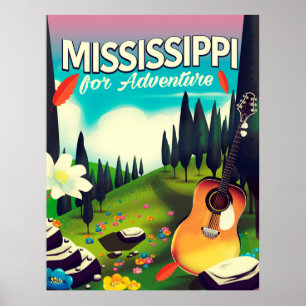 Poster Mississippi Pour l'aventure