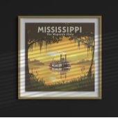 Poster Mississippi vintage