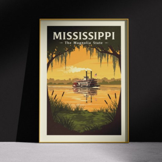 Poster Mississippi vintage