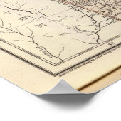 Poster Missouri Atlas Map (Coin)