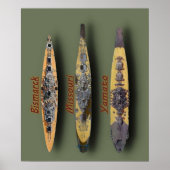 Poster Missouri Bismarck Yamato (Devant)