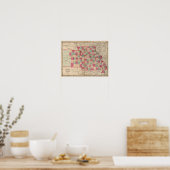 Poster Missouri et Kansas (Cuisine)