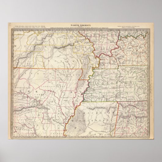 Poster Missouri, Ill, Ky, Tenn, Ala, Miss, Arche (Devant)