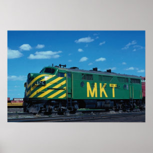 Poster Missouri-Kansas-Texas RR, EMD F-3a