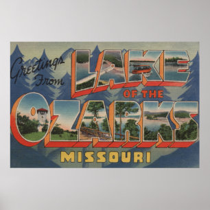 Poster Missouri - Lac des Ozarks 2