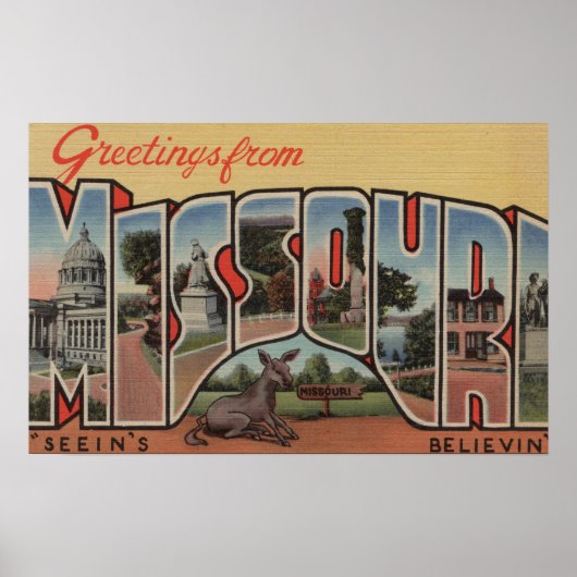 Poster Missouri (Seein's Believin') - Grande Lettre (Devant)