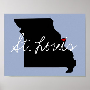 Poster Missouri Town