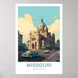 Poster Missouri United States Travel Print