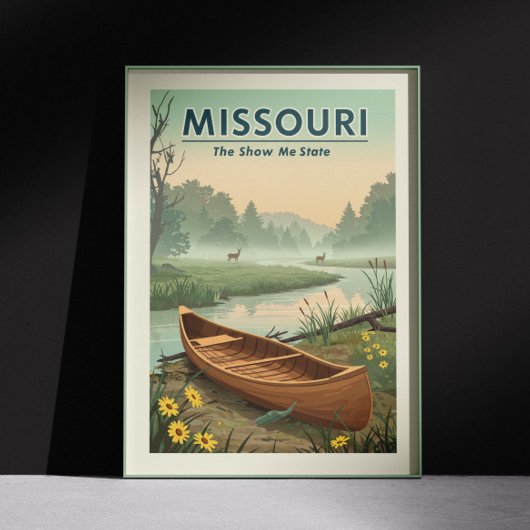 Poster Missouri vintage