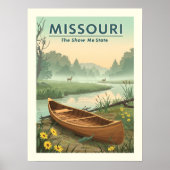 Poster Missouri vintage (Devant)