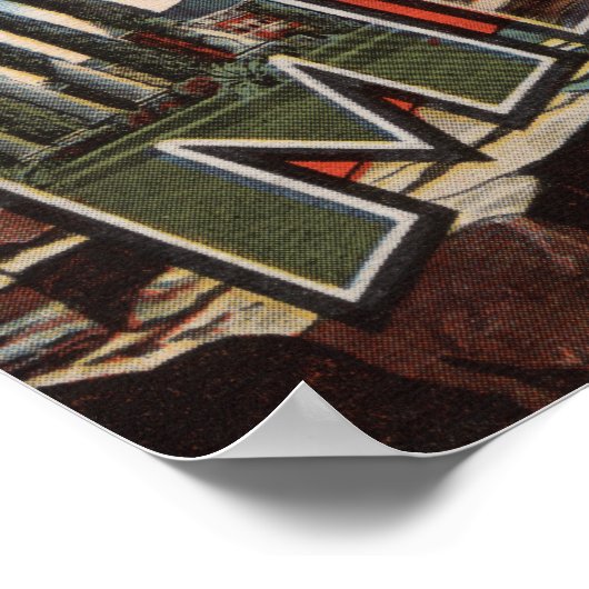 Poster Missouri (Vue Pont) - Scènes de grandes lettres (Coin)