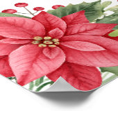 Poster Misstletoe À Mme Winter Fête des mariées Bienvenue (Coin)