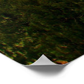 Poster Mist de montagne Imprimer avec couplet d'écriture (Coin)