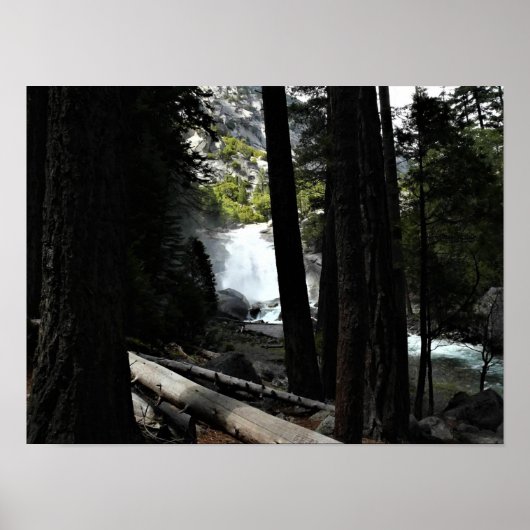 Poster Mist Falls, King's Canyon National Park, CA (Devant)