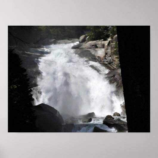Poster Mist Falls, King's Canyon National Park, CA (Devant)