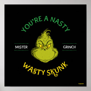Poster Mister Grinch   Vous êtes un sale con