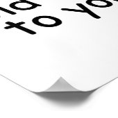 Poster Mister Old Fart Humour d'anniversaire (Coin)