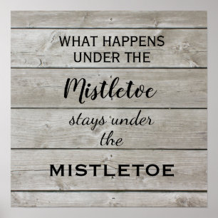 Poster Mistletoe Holiday