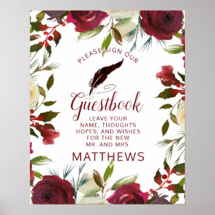 Poster Mistletoe Manor S'il vous plaît signer notre livre