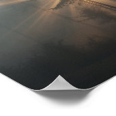 Poster Misty Forest Morning Landscape (Coin)