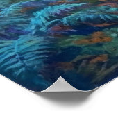 Poster Misty Forest Mystic Path  - Pastel Painting Style (Coin)