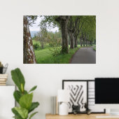 Poster Misty matiny en Provence imprimer (Bureau à domicile)