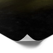 Poster Misty Morning Monotone Forest Paysage (Coin)