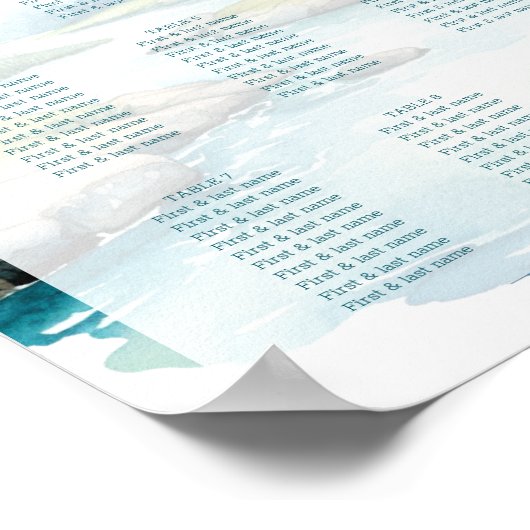 Poster Misty Mountain Mariage (Coin)