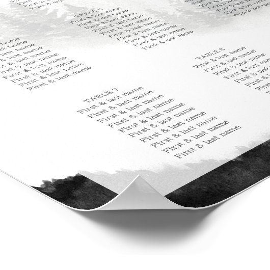 Poster Misty Mountain Mariage (Coin)