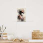 Poster Misty Retro Portrait of Elegance (Cuisine)