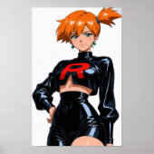 Poster Misty team rocket (Devant)