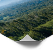 Poster Misty Valley à Tofino - Colombie-Britannique, Cana (Coin)