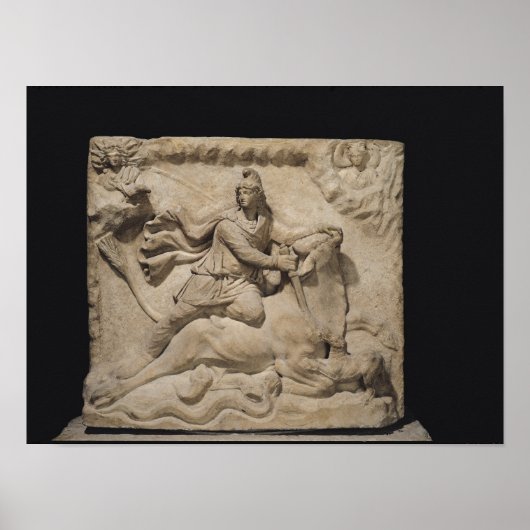 Poster Mithras Sacrificing the Bull, 2ème siècle (Devant)