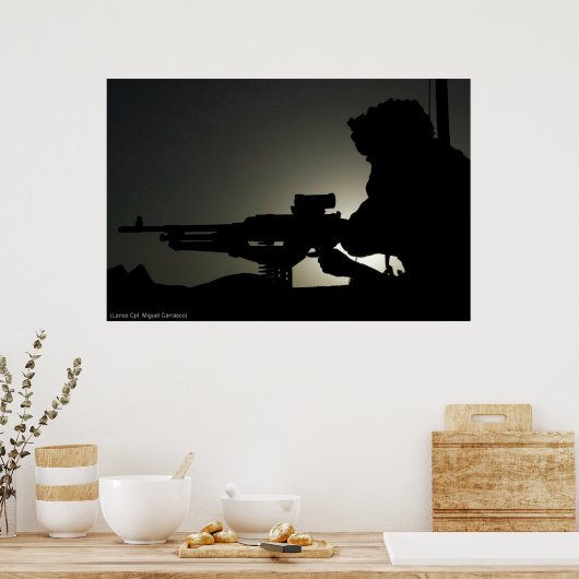 Poster Mitraillette (Cuisine)