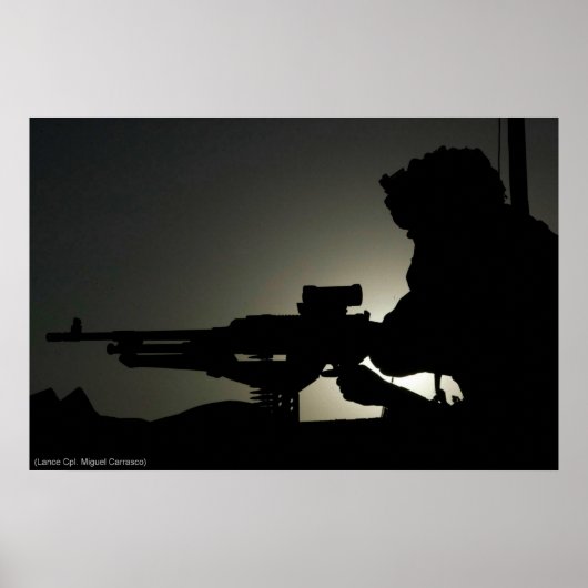 Poster Mitraillette (Devant)