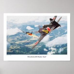 Poster Mitsubishi J2M Raiden "Jack"