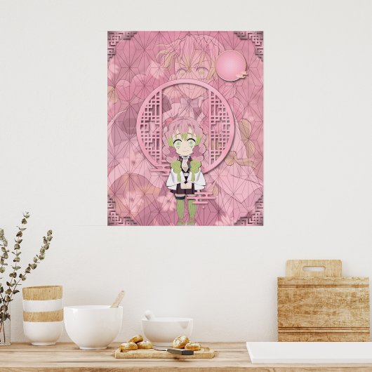 Poster Mitsuri Kanroji Chibi (Cuisine)