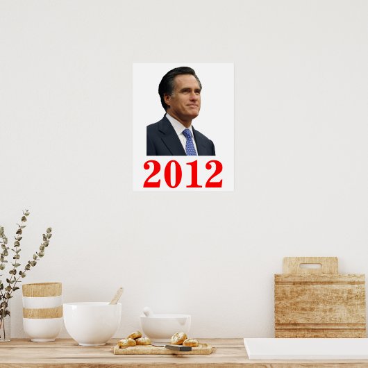Poster Mitt Romney 2012 (Cuisine)