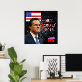 Poster Mitt Romney 2012 (Bureau à domicile)