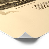 Poster Mittineague, MA Carte panoramique - 1889 (Coin)