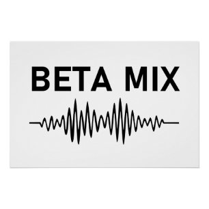 Poster Mix Bêta - Forme audio