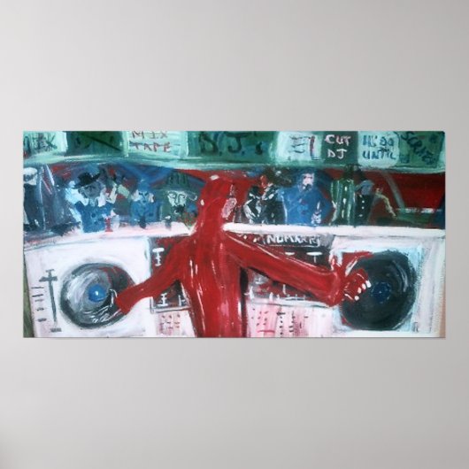 POSTER MIX TAPE DJ NUMARK (Devant)