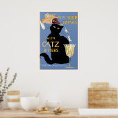 Poster Mix Your Drinks with Catz Bitters Vintage (Cuisine)