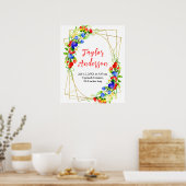 Poster Mixed Berries Baby Birth Stats (Cuisine)